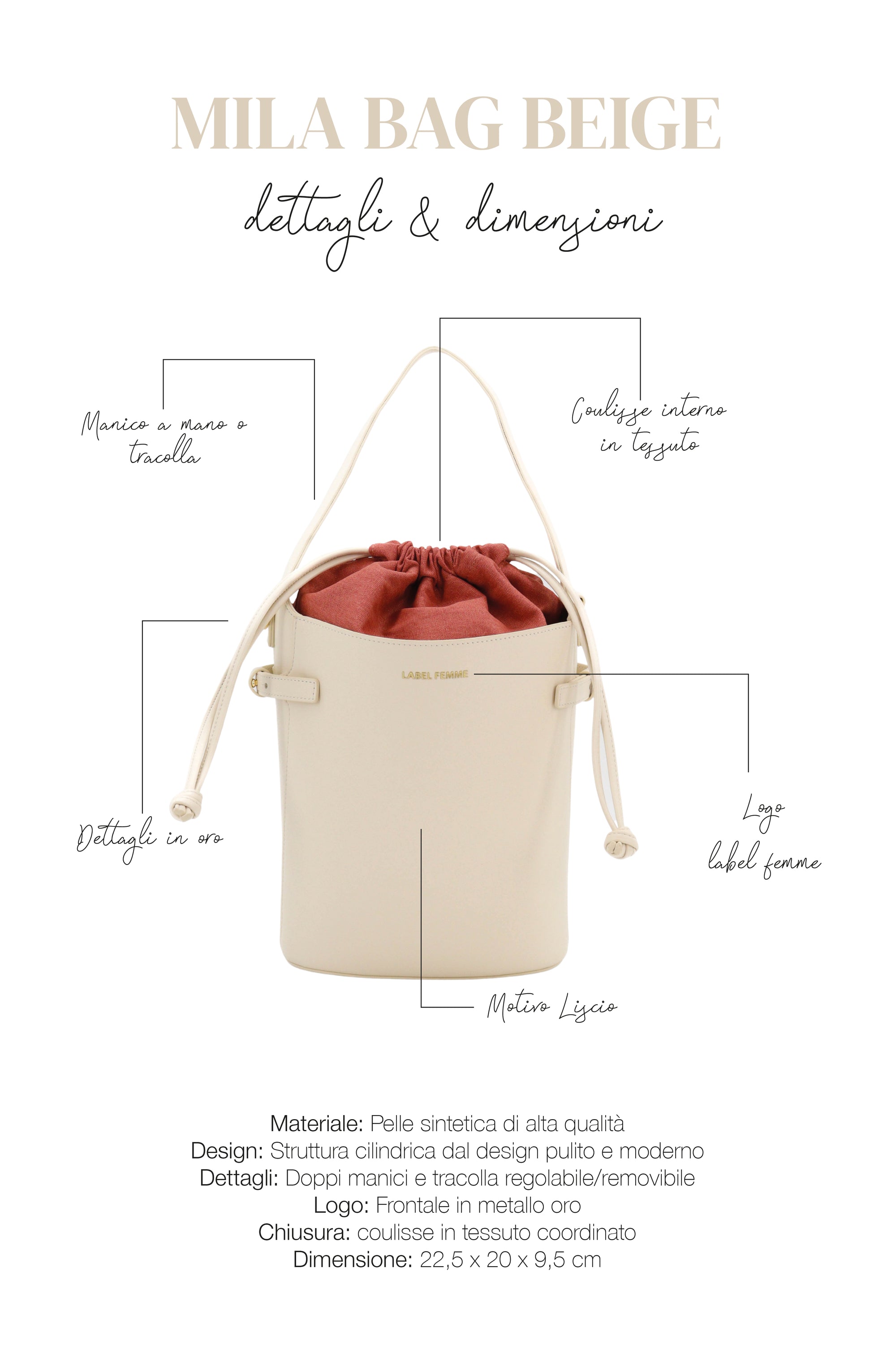 MILA BAG BEIGE