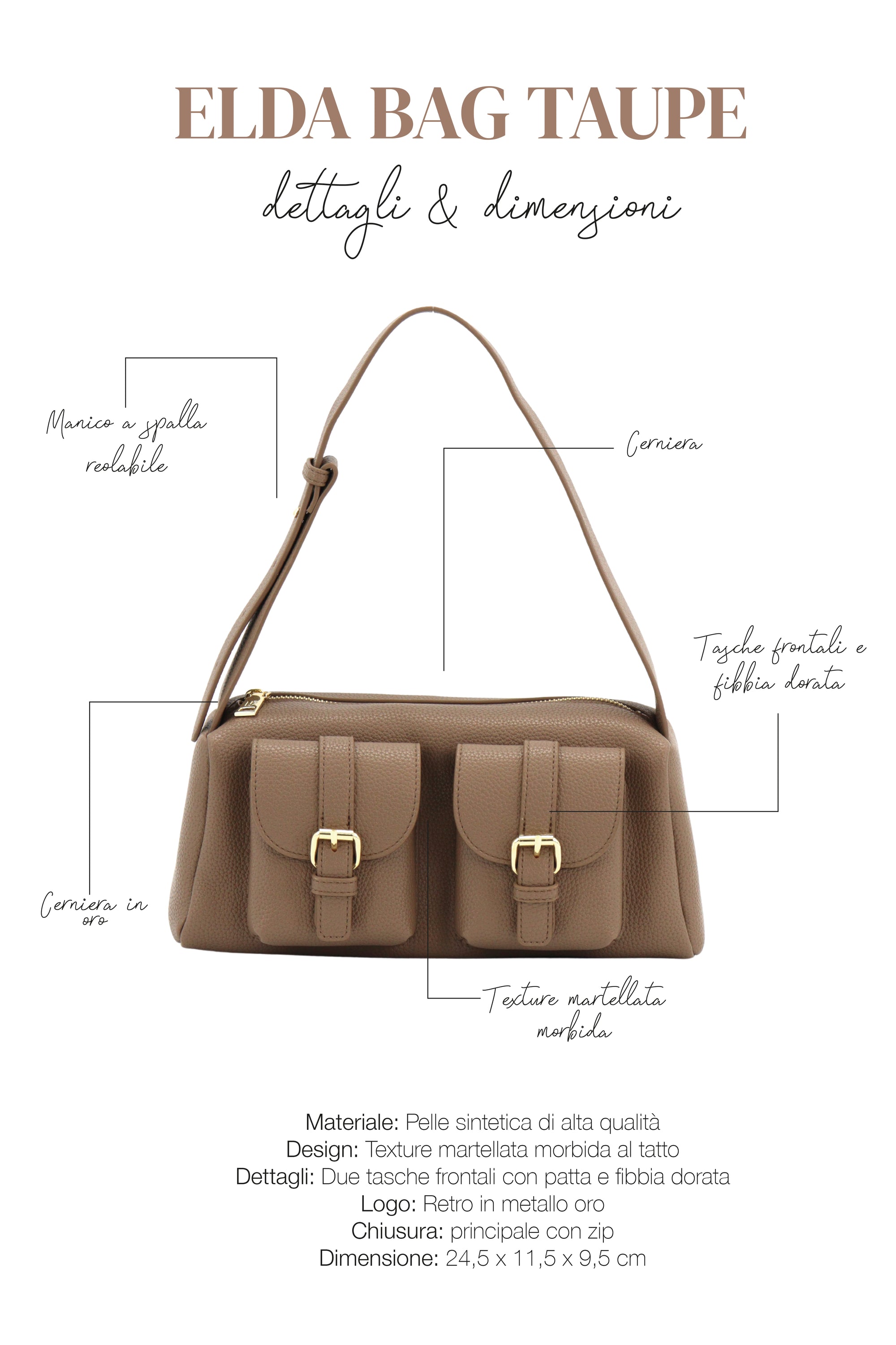 ELDA BAG TAUPE