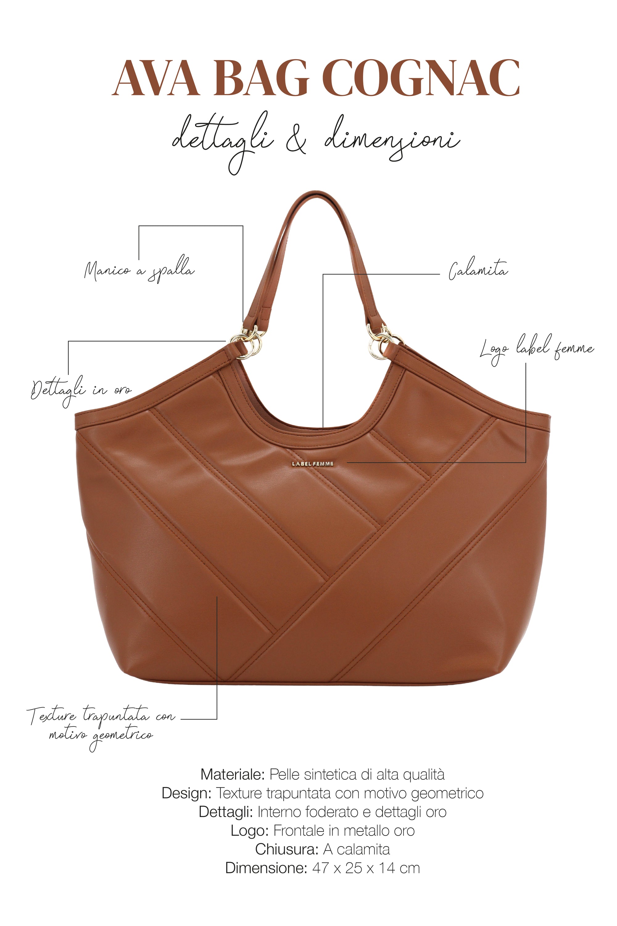 AVA BAG COGNAC