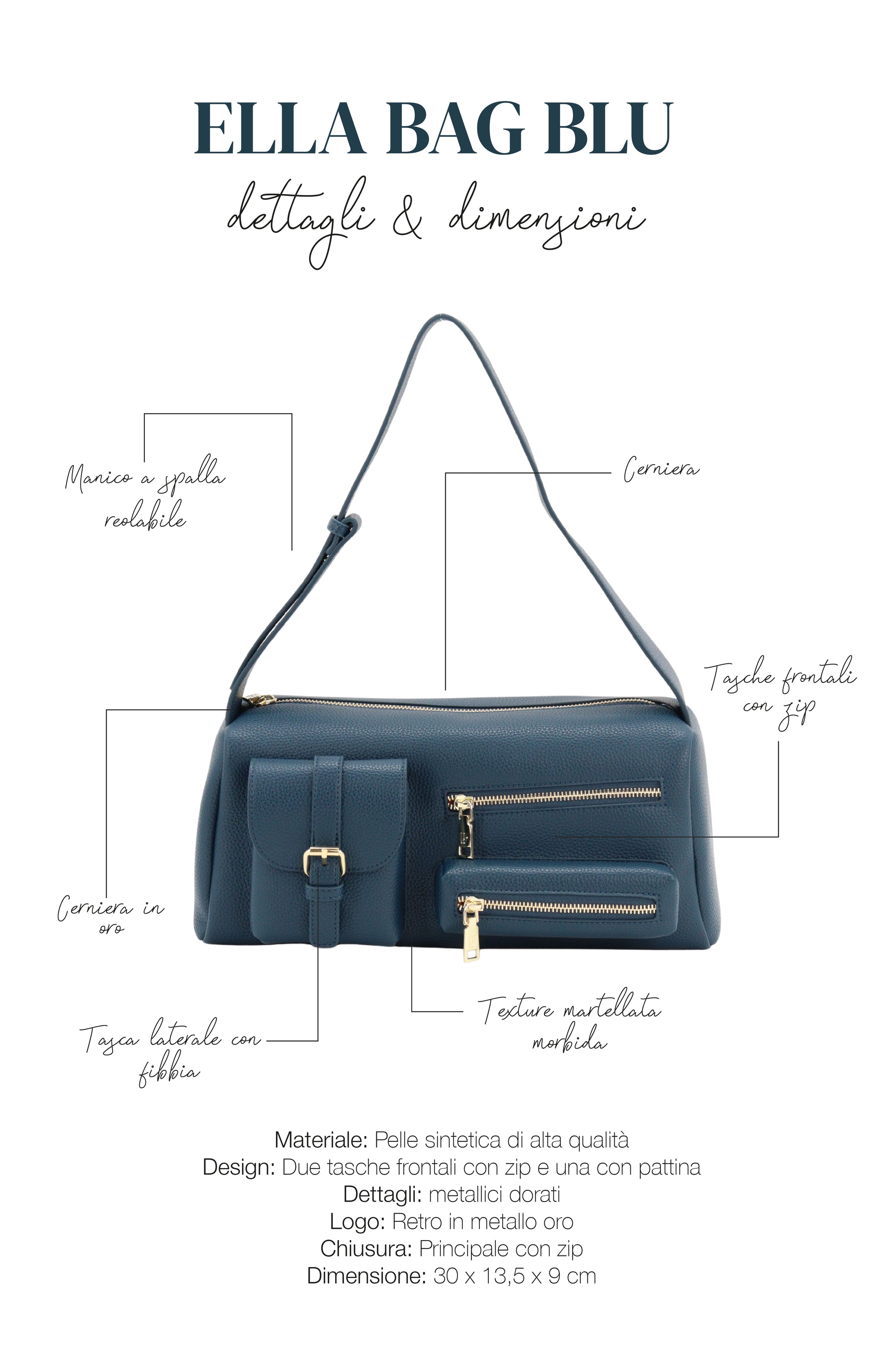 ELLA BAG BLU