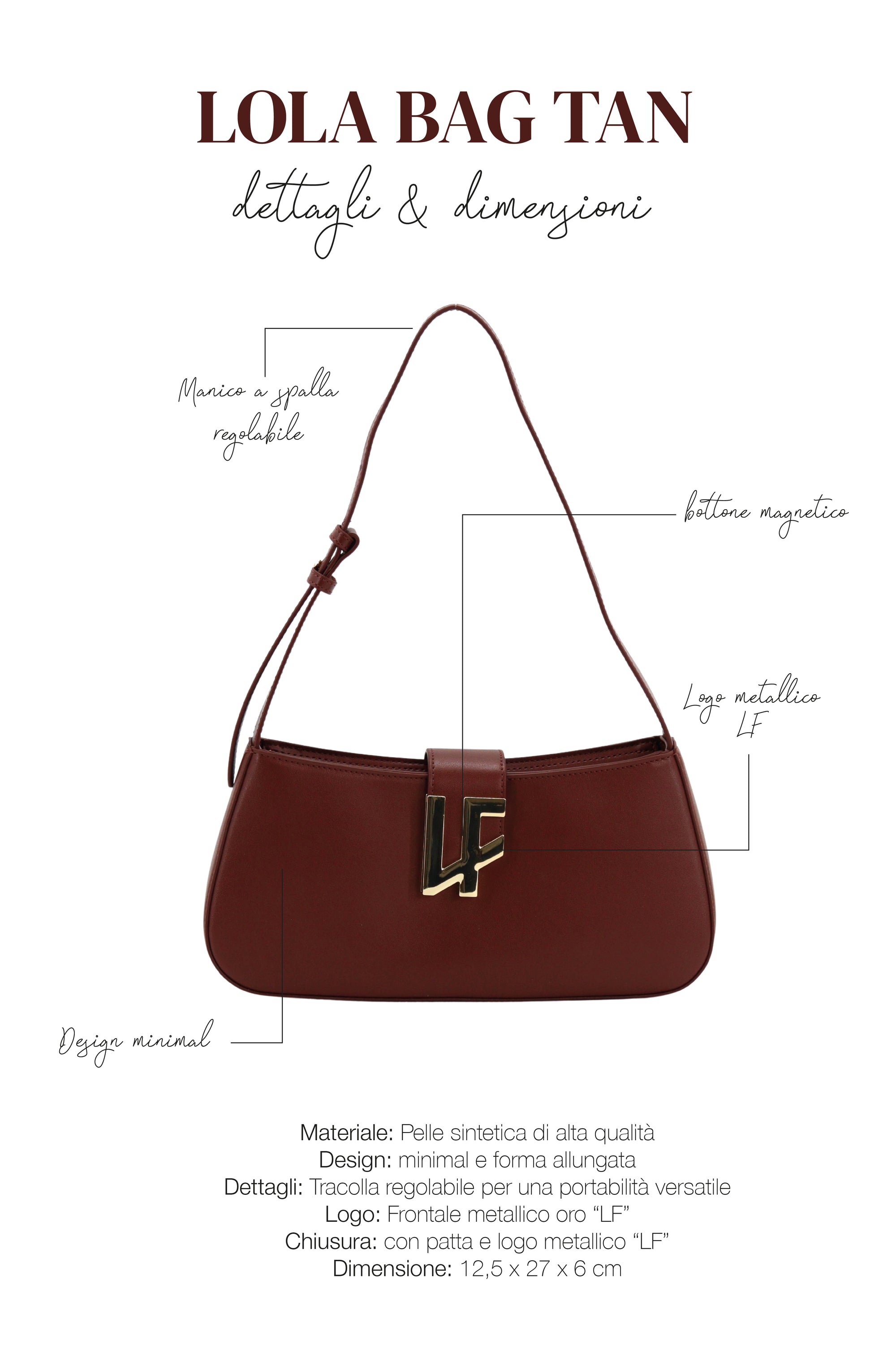 LOLA BAG TAN/MARRONE