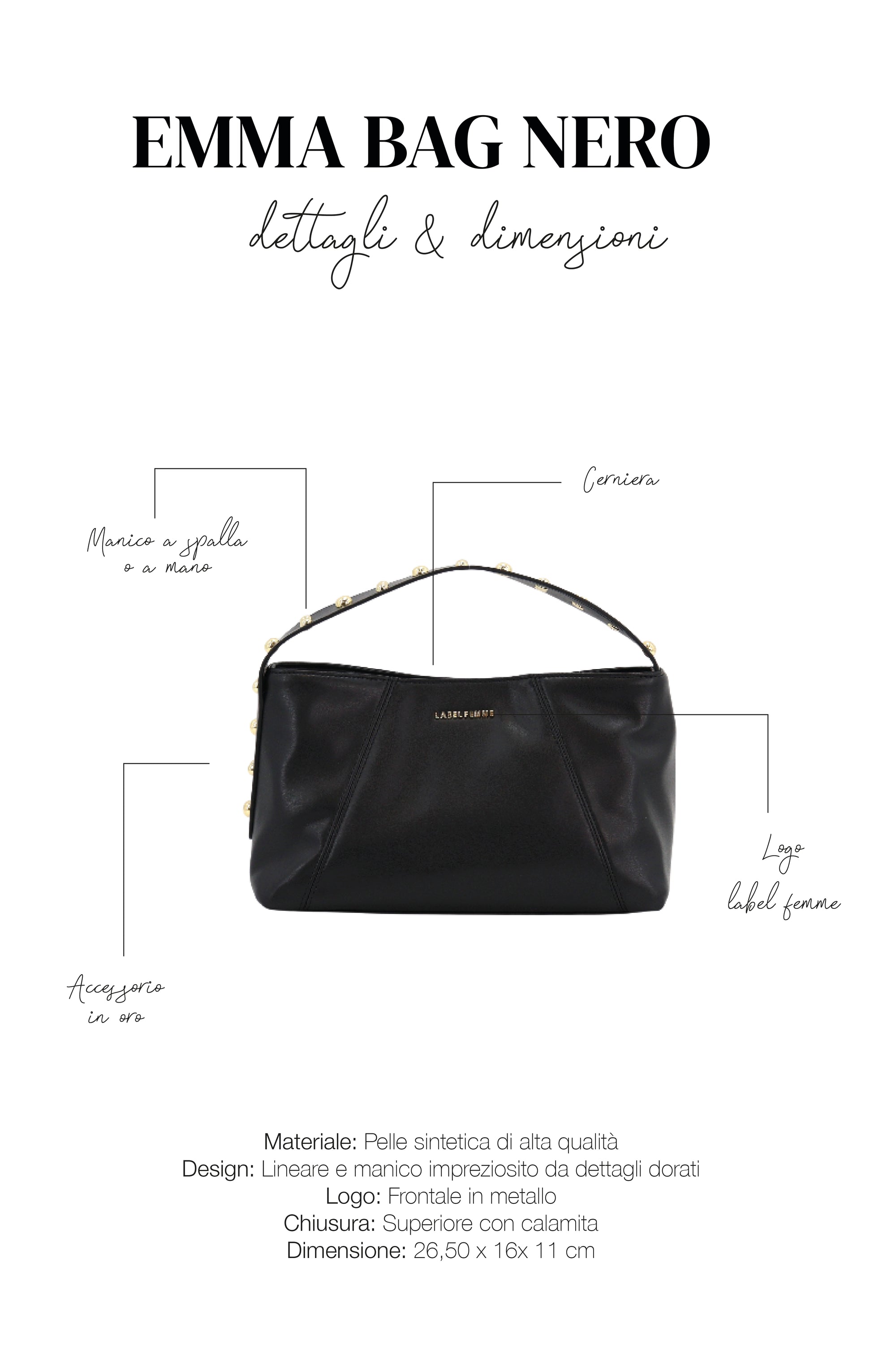 EMMA BAG NERO