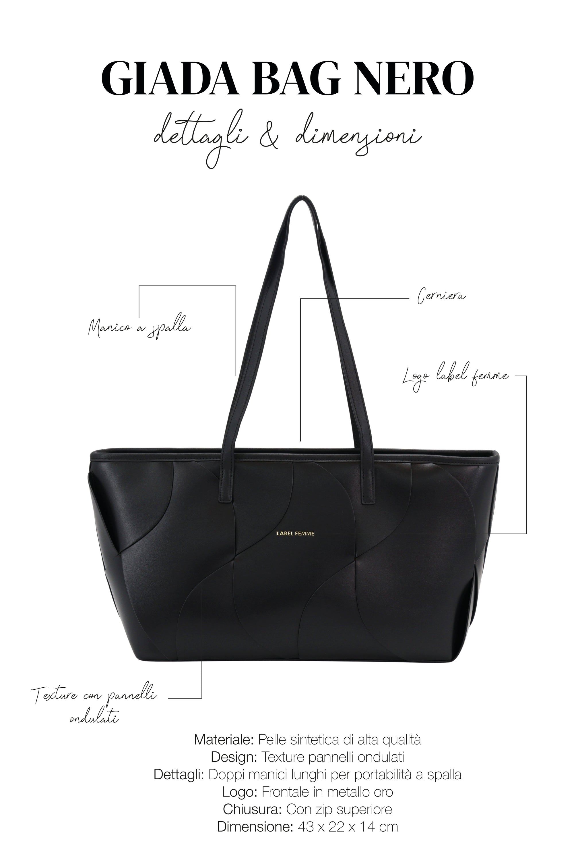 GIADA BAG NERO