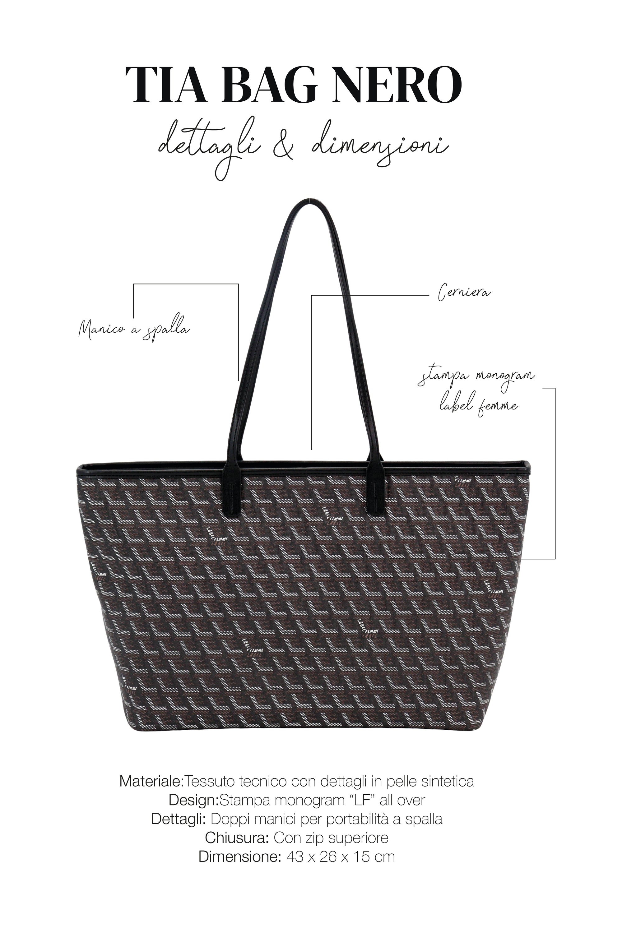 TIA BAG NERO