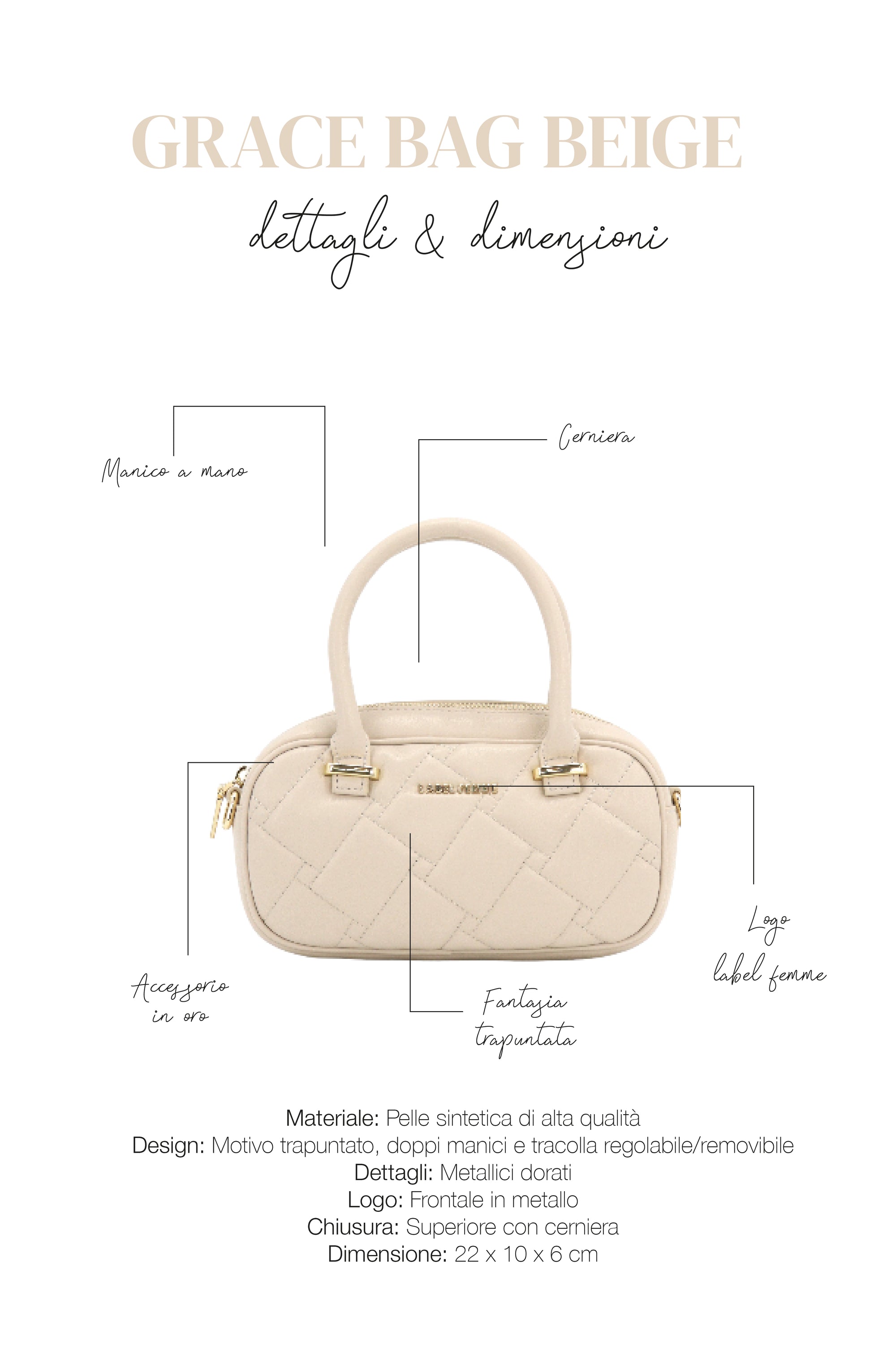 GRACE BAG BEIGE