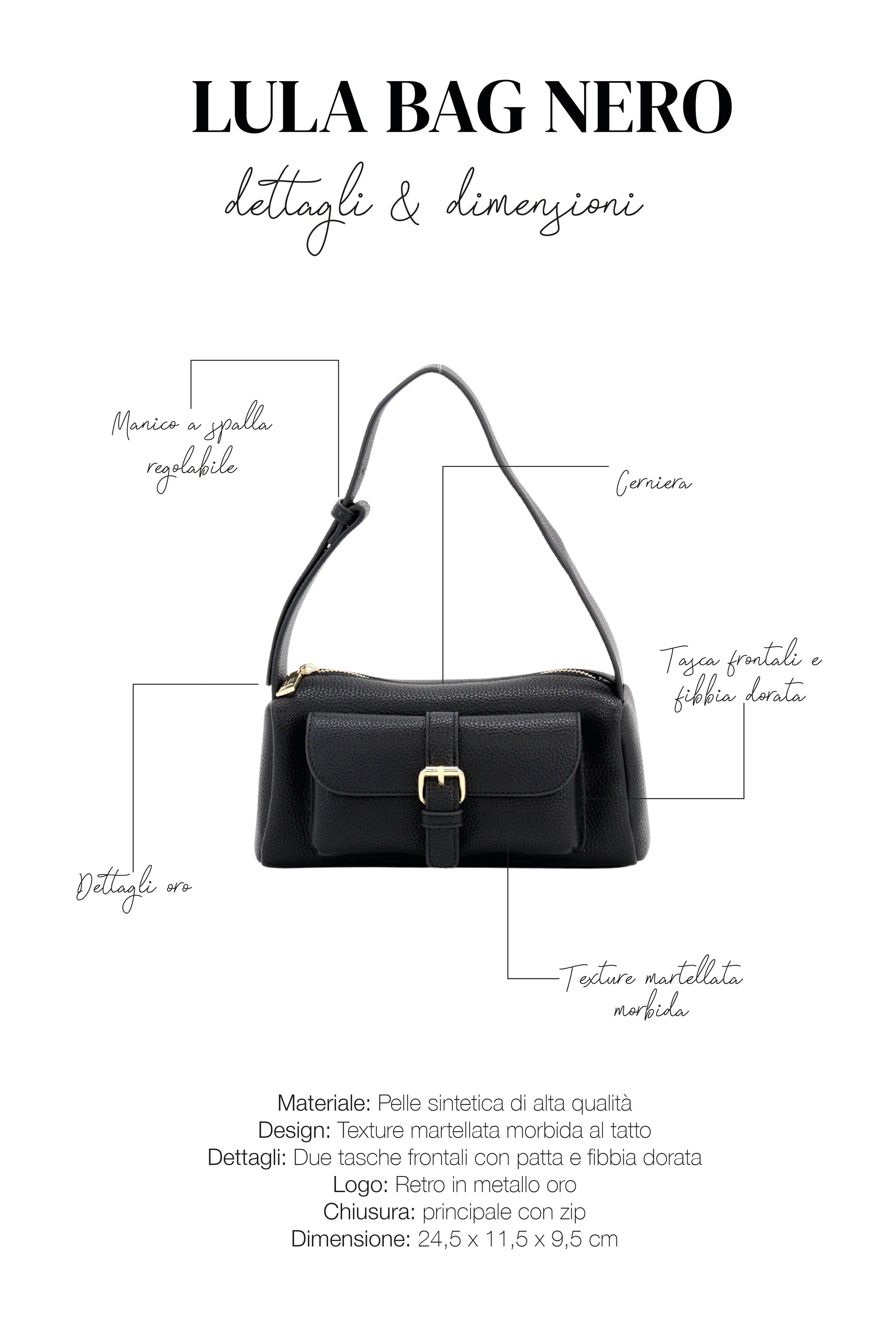 LULA BAG NERO